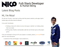 Tablet Screenshot of nicoburns.com